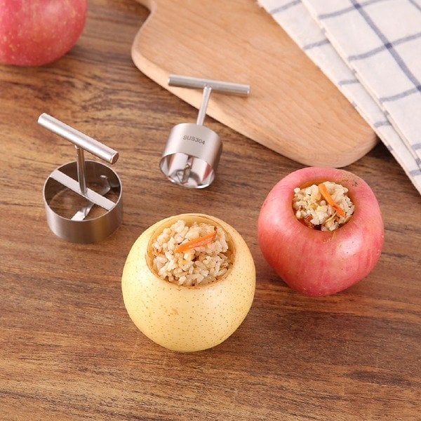 🔥Stainless Steel Multifunction Apple Pear Core Separator Kitchen Tool