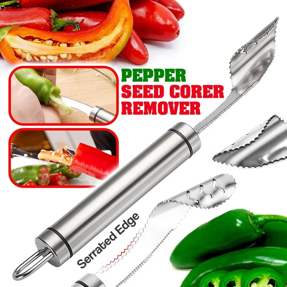 (🔥HOT SALE - SAVE 49% OFF) Pepper Seed Corer Remover