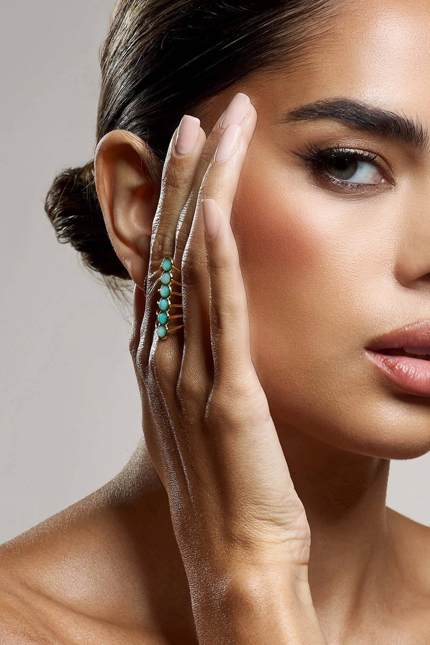 Cerys | Turquoise Stacked Statement Ring