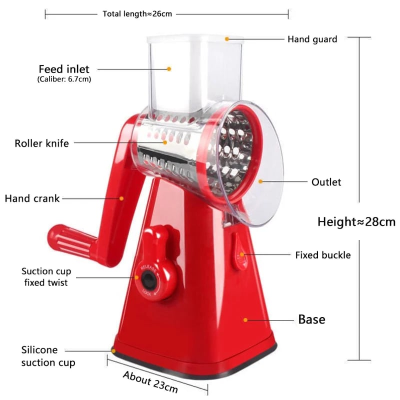 Multifunctional Vegetable Cutter & Slicer