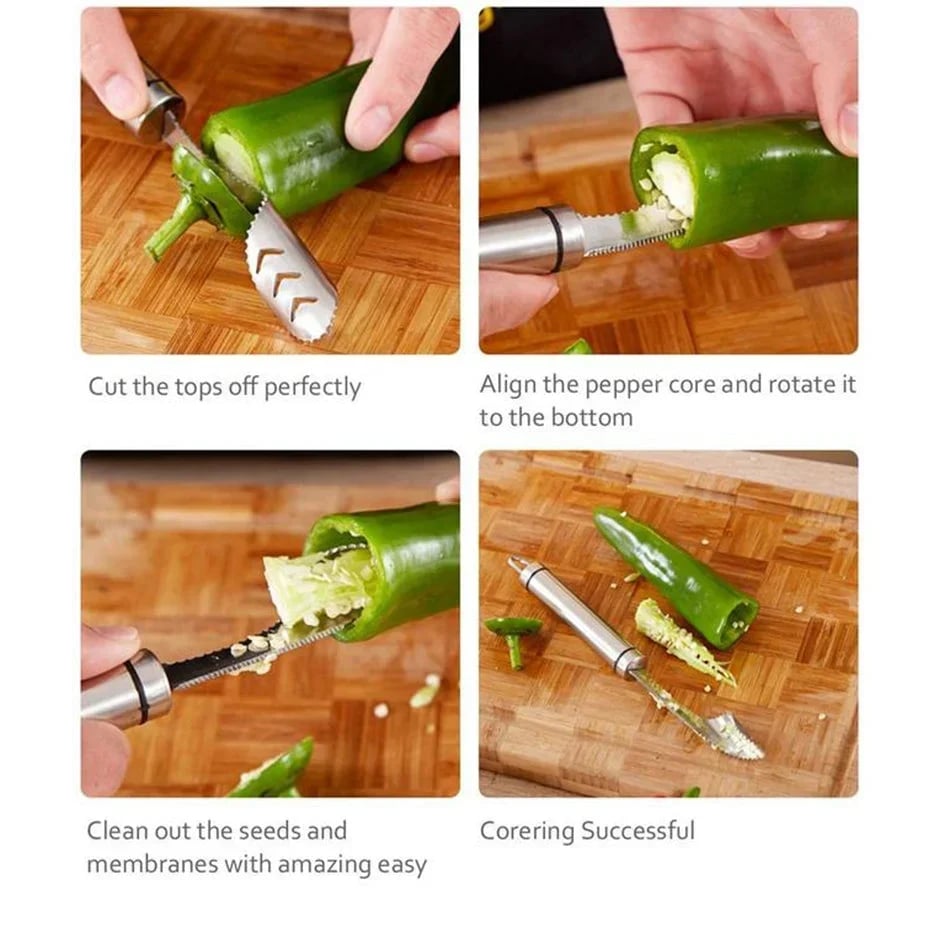 (🔥HOT SALE - SAVE 49% OFF) Pepper Seed Corer Remover