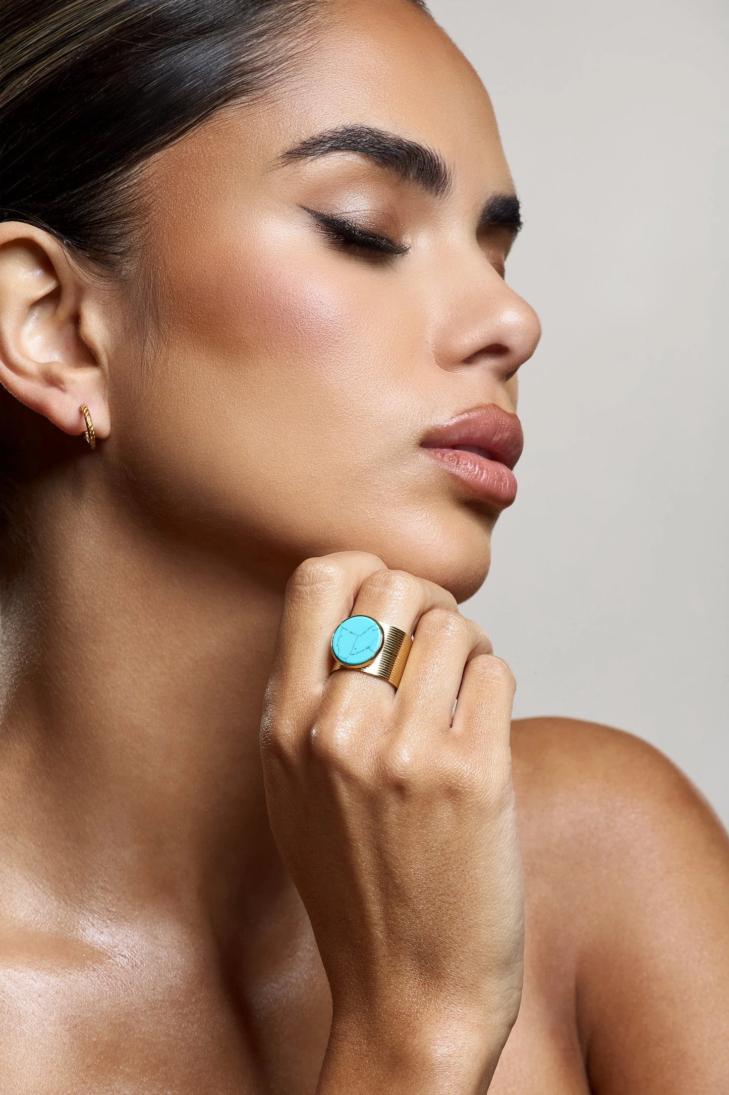 Amanti | Turquoise Adjustable Statement Ring