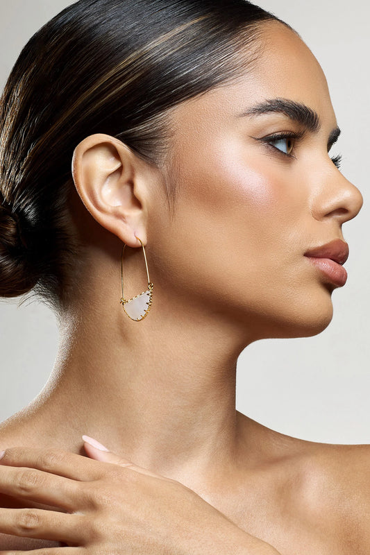 Hettie | Clear Crystal Statement Earrings