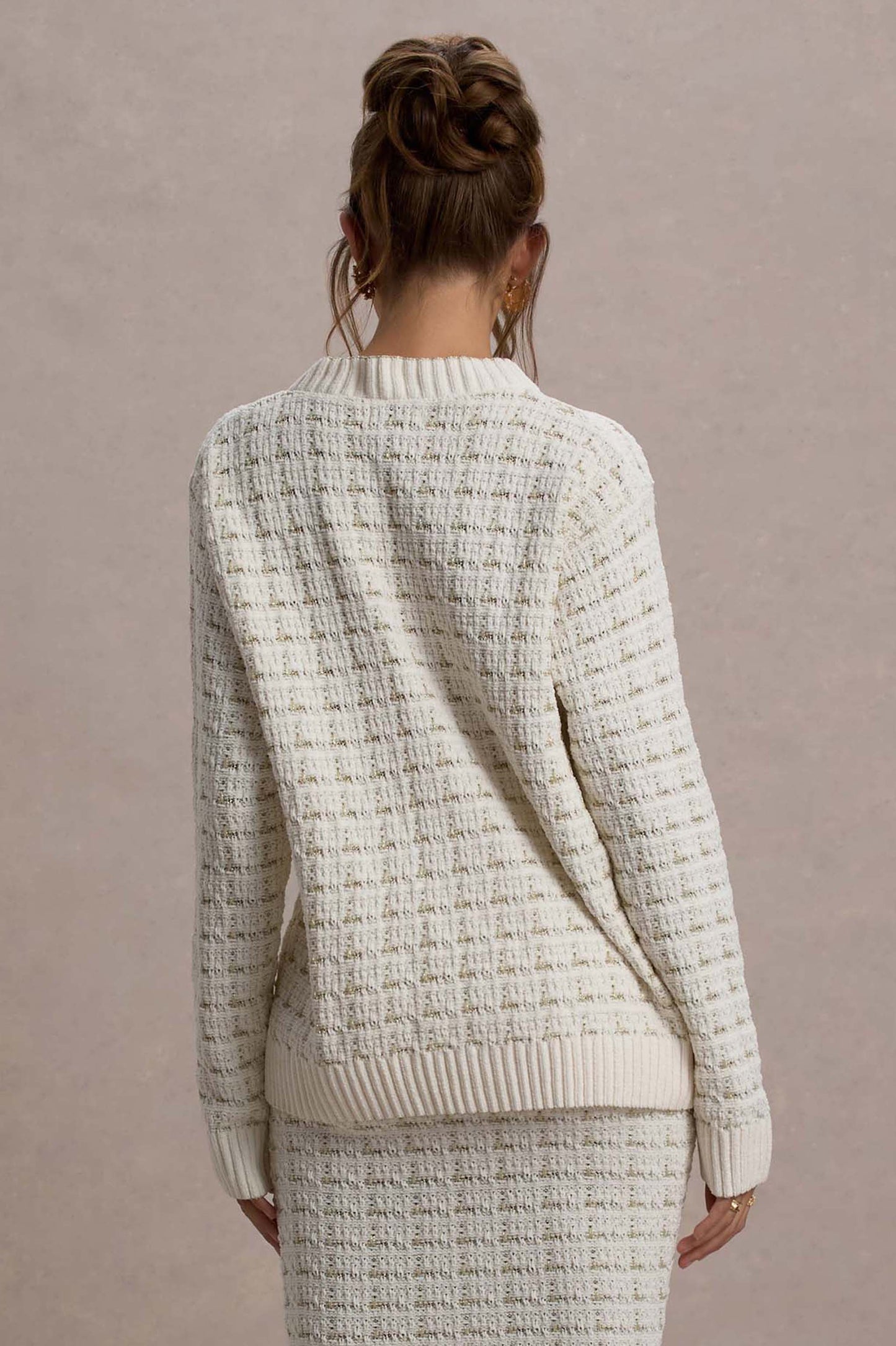 Annabeth | Cream Boucle Cardigan